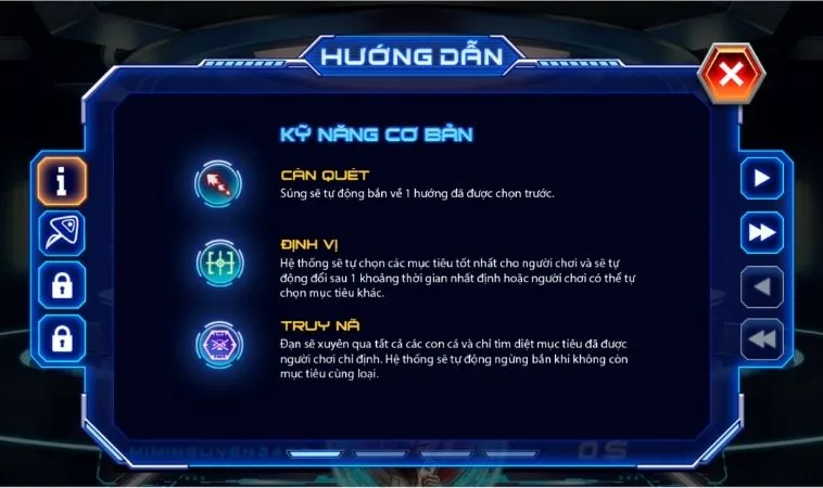 Hướng dẫn chơi Bắn Cá Men In Black U888