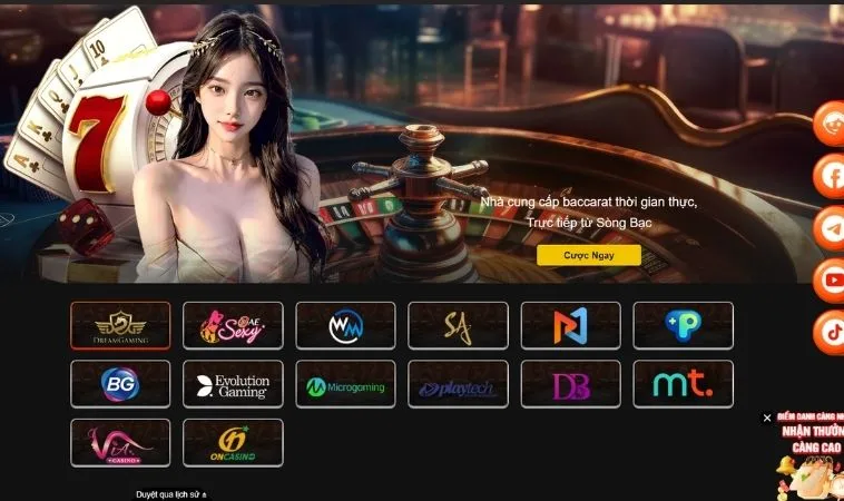 Đa dạng các sảnh casino online để tham gia trải nghiệm tại U888