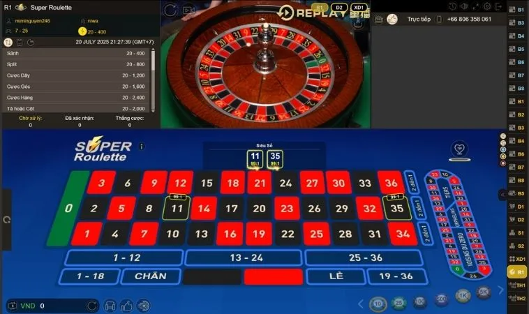 Roulette U888