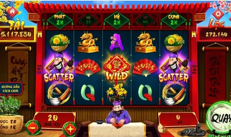 Các biểu tượng trong game Nổ Hũ Ông Đồ U888