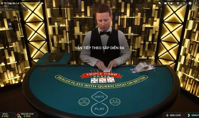 Giao diện chơi Xì Tố U888